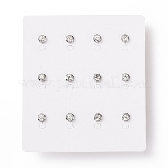 Серьги-гвоздики со стразами&nbsp;EJEW-H357-04P-A