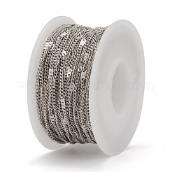 Цепи Figaro из нержавеющей стали 304 CHS-N002-03P