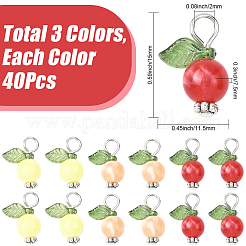 120шт 3 цвета акриловые подвески&nbsp;OACR-SC0002-58