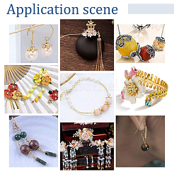 160 шт. 8-х стильный латунный колпачок для бусины&nbsp;KK-PH0004-84