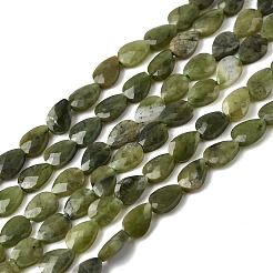 Бусы из натурального канадского нефрита G-B159-A12