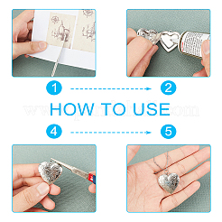 Наборы для самостоятельного изготовления подвесок на тему дня святого валентина DIY-UN0002-06