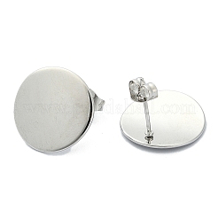 Серьги-гвоздики из нержавеющей стали 201 EJEW-K270-06A-P