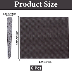 6 шт. самоклеящиеся уплотнительные полоски из полиуретана и пены AJEW-CN0003-27B