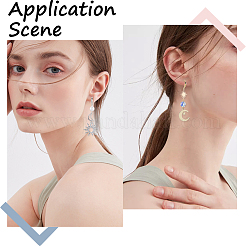 24 пара 2-х цветных латунных крючков для серег&nbsp;KK-SP0001-41