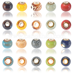 180 шт. печатные фарфоровые бусины PORC-LT0001-10