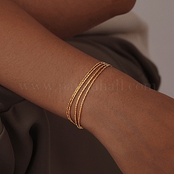 Многожильные браслеты из нержавеющей стали PW-WGEA4EE-01