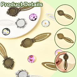 Наборы для изготовления плоских круглых закладок своими руками&nbsp;DIY-SC0032-07A