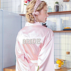 Пластиковые бусины с имитацией жемчуга на аппликациях для свадьбы&nbsp;PATC-FG0001-24