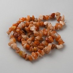 Естественный желтый авантюрин бисер нитей&nbsp;G-WH0035-26E