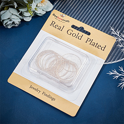 20 шт. Латунные соединительные кольца&nbsp;KK-BBC0012-15