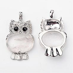 Природного кварца хрустальных подвесок&nbsp;G-G884-B16-FF