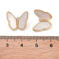 Латунь микро проложить кубические циркониевые кнопки KK-B102-20G