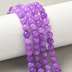 Окрашенные природные малайзии нефрита бисер нитей&nbsp;G-G021-02A-05