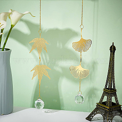 2 шт. латунные ветряные колокольчики ручной работы&nbsp;HJEW-BC0001-18