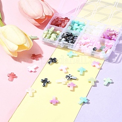 104 шт. 8-х цветные акриловые бусины с имитацией драгоценных камней OACR-FS0001-79