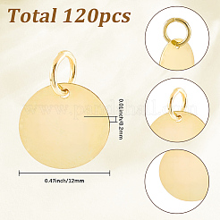 120шт латунные подвески&nbsp;KK-SC0007-26