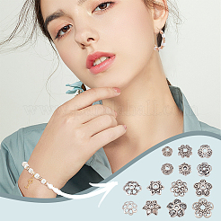 300шт 15 стиля бусины из сплава в тибетском стиле&nbsp;FIND-GO0002-02