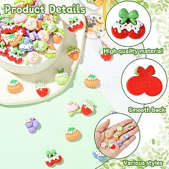 Непрозрачные рсин кабошоны&nbsp;RESI-CJC0023-16