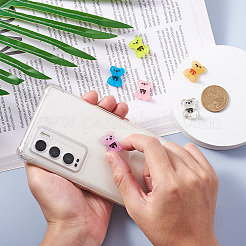 36шт 6 цвета акриловые кабошоны&nbsp;MRMJ-PJ0001-08