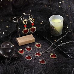 20шт 2 цвета сплава эмалевые подвески&nbsp;ENAM-SC0003-84