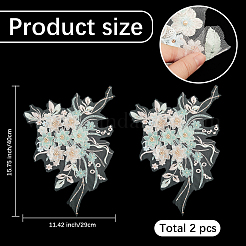 Полиэстер акрил стразы аппликация вышивка АБС пайетки&nbsp;FIND-WH20019-165B-06