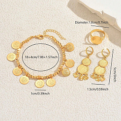 Комплекты из старинных латунных браслетов HY7265