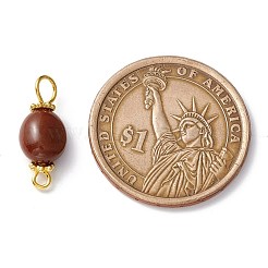 Соединители звеньев естественного нефрита&nbsp;PALLOY-JF01091-08