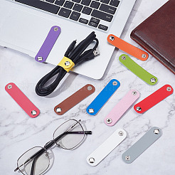 24 шт. 12 стиля зажимов для шарфа из искусственной кожи&nbsp;FIND-DR0001-75