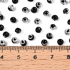 6/0 полупокрытая стеклянная бусина SEED-N008-04B