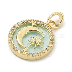 Стойки обшивки латунь горный хрусталь подвески&nbsp;KK-S407-05G-B