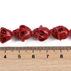 Нити резных бусин из синтетического коралла CORA-M001-10