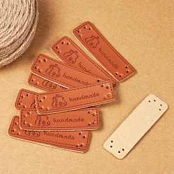 Этикетки из искусственной кожи DIY-L033-A01