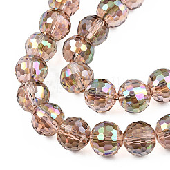 Гальванизируйте прозрачное стекло бисер нитей&nbsp;X-EGLA-N002-46-H03