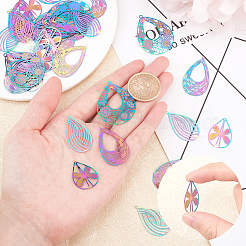 Филигранные подвески из нержавеющей стали с вакуумным покрытием PVD 201 STAS-UN0012-50