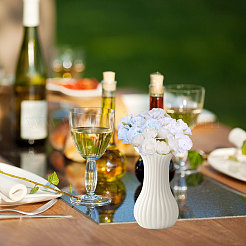 9 шт. искусственный цветок из двухцветной шелковой ткани&nbsp;AJEW-CA0005-10