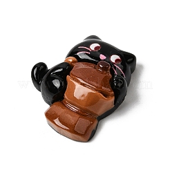 Кабошоны из непрозрачной смолы на кофейную тематику&nbsp;RESI-C069-01C