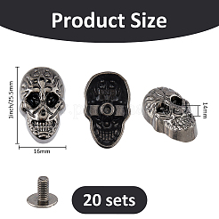 20 комплект заклепок из цинкового сплава FIND-FH0011-83