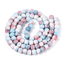 Нити из окрашенных стеклянных бусин с эффектом омбре&nbsp;GLAA-N067-01A-17