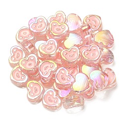 УФ-покрытие Радужные радужные акриловые эмалевые бусины OACR-G012-12C