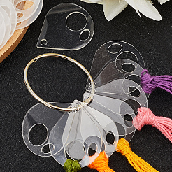 3 пакетик акриловых ниток для намотки досок AJEW-GF0011-67A