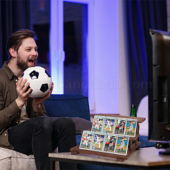 3-уровневые деревянные подставки для демонстрации ювелирных изделий&nbsp;ODIS-WH0086-104B