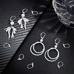 Латунная фурнитура Leverback для серег&nbsp;KK-CN0003-07B-S