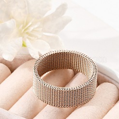 201 перстень из нержавеющей стали&nbsp;RJEW-H242-01E