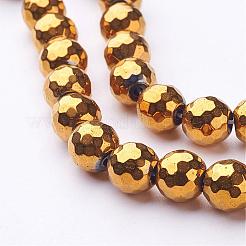 Немагнитные нити шарик синтетический гематит&nbsp;G-D009-2