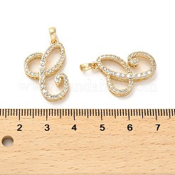 Латунные микро проложить кубического циркония подвески&nbsp;KK-K355-13G