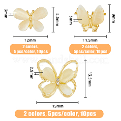 30шт 6 кабошона из квадратного сплава MRMJ-HY0002-35
