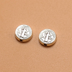 Сплавочные овальные бусины тибетского стиля &nbsp;EAER-PW0001-153AS