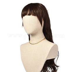 Латунные ожерелья из звеньев морской пехоты X-NJEW-JN03718