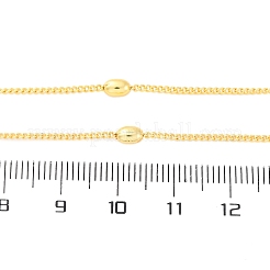 Латунные спутниковые цепочки ожерелья для женщин NJEW-D302-67G